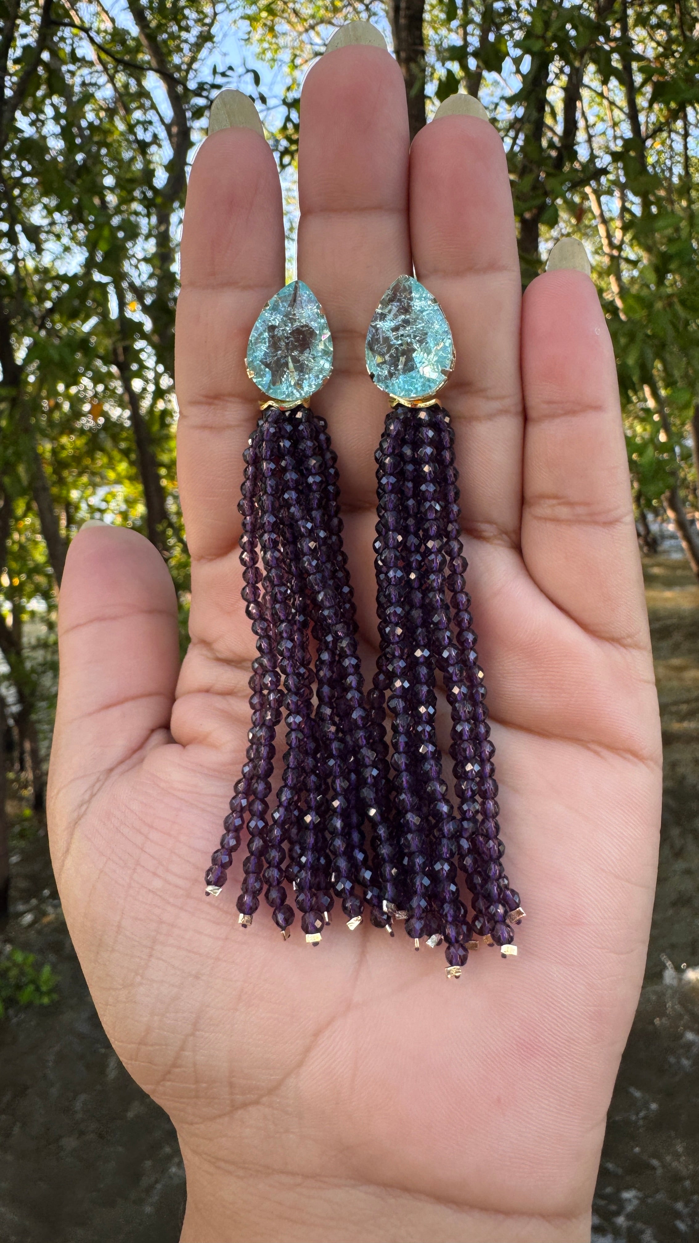 Brinco Íris - Ametista