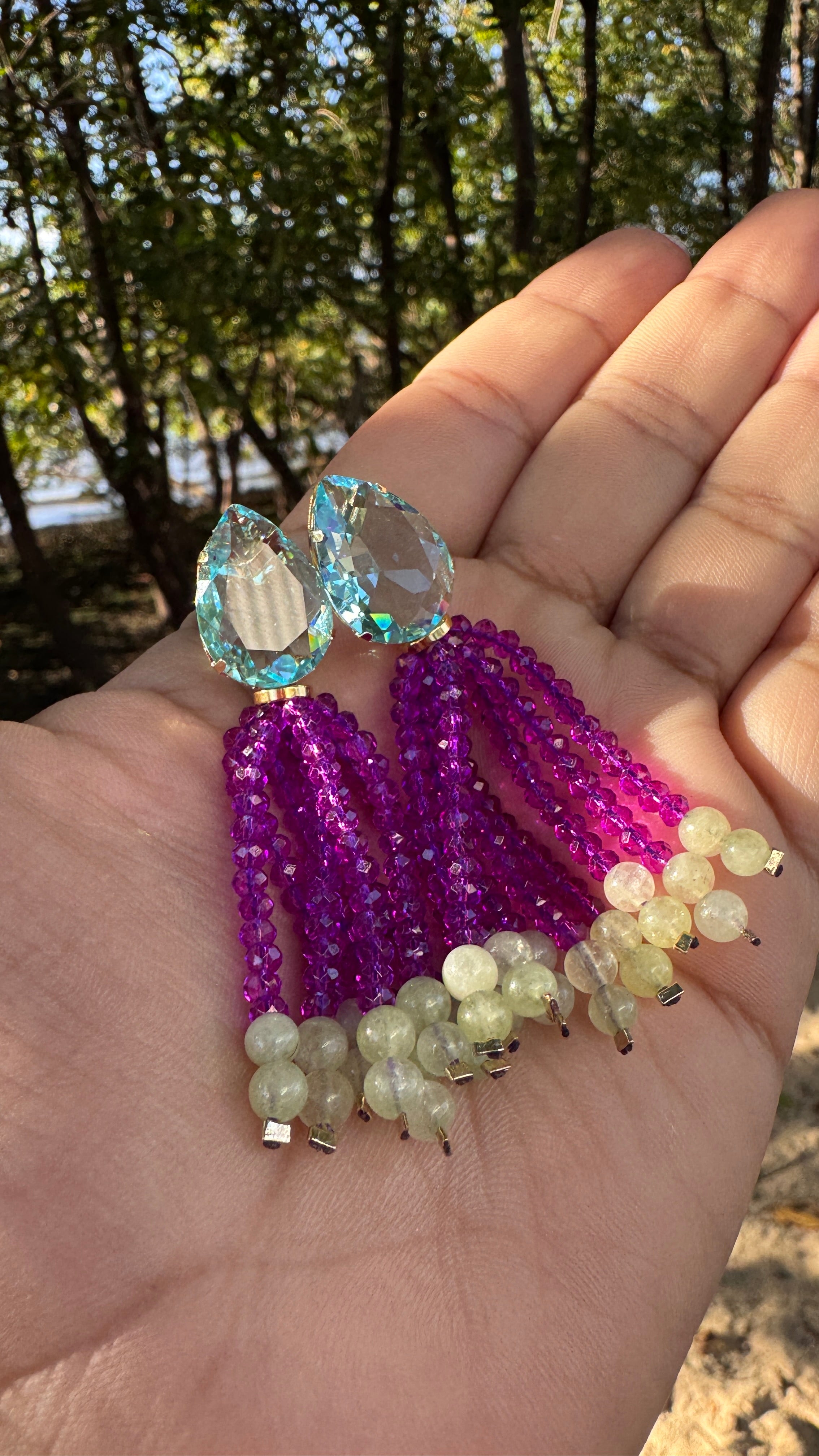 Brinco Capadócia - Fúcsia