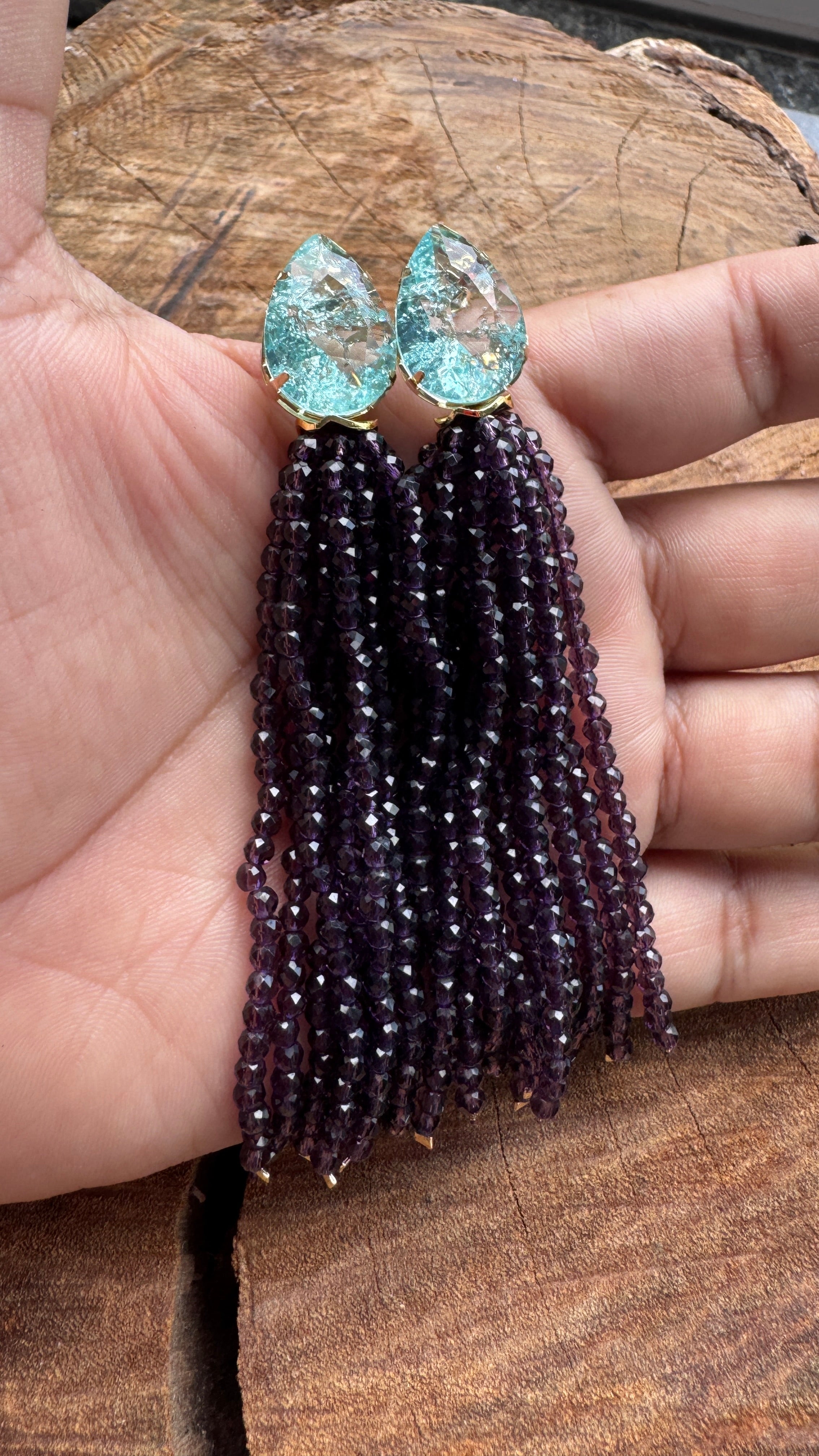 Brinco Íris - Ametista