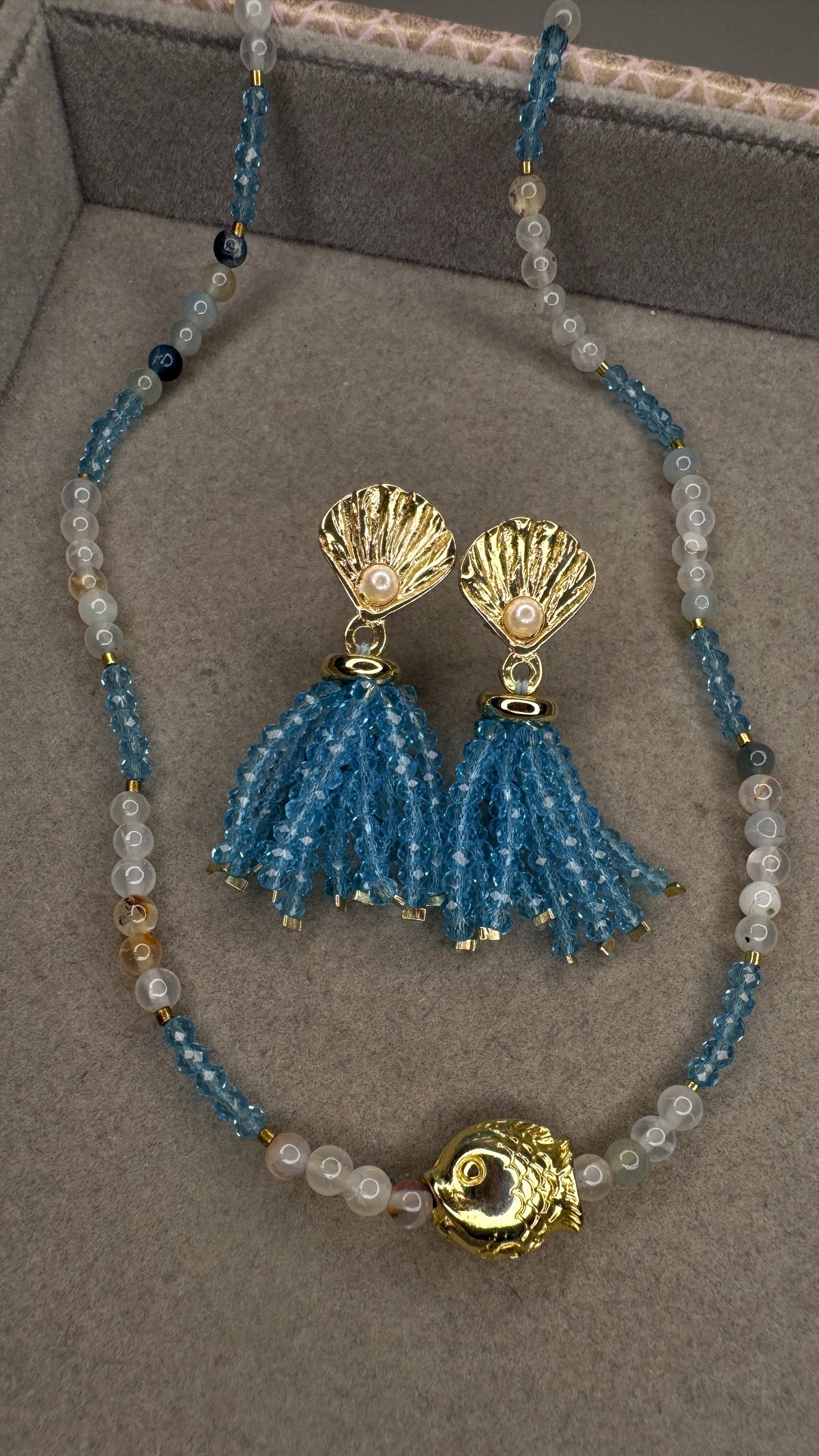 Conjunto azul mix claro