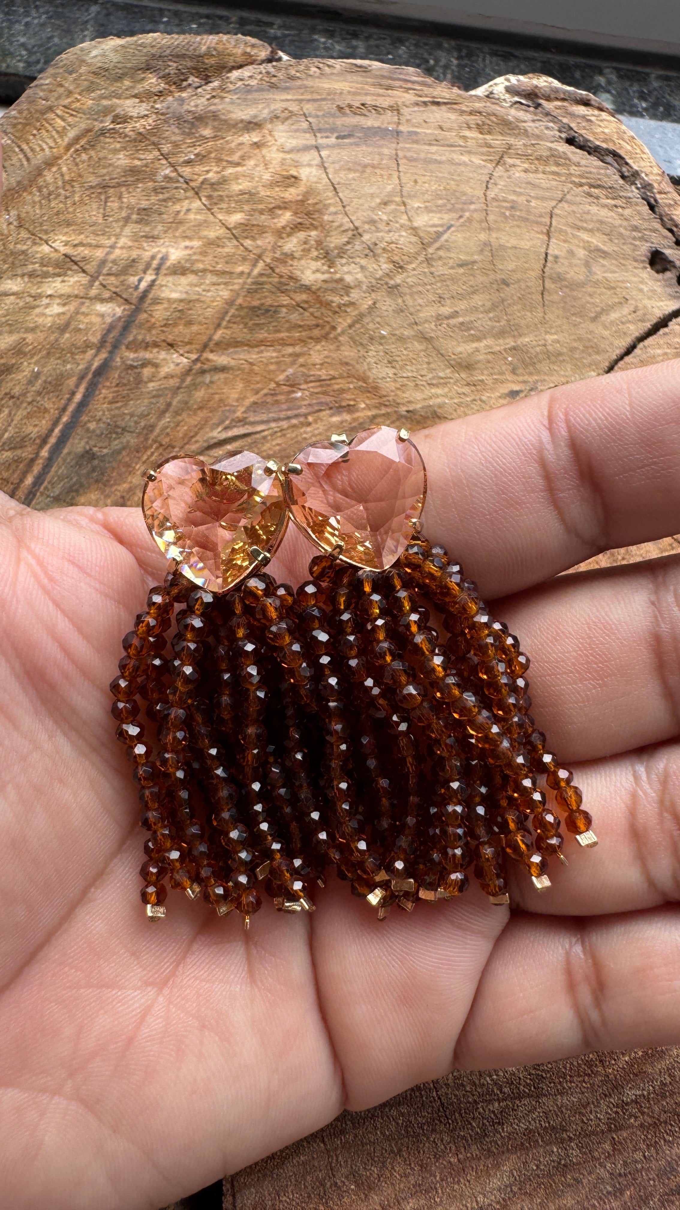 Brinco Larissa - Marrom