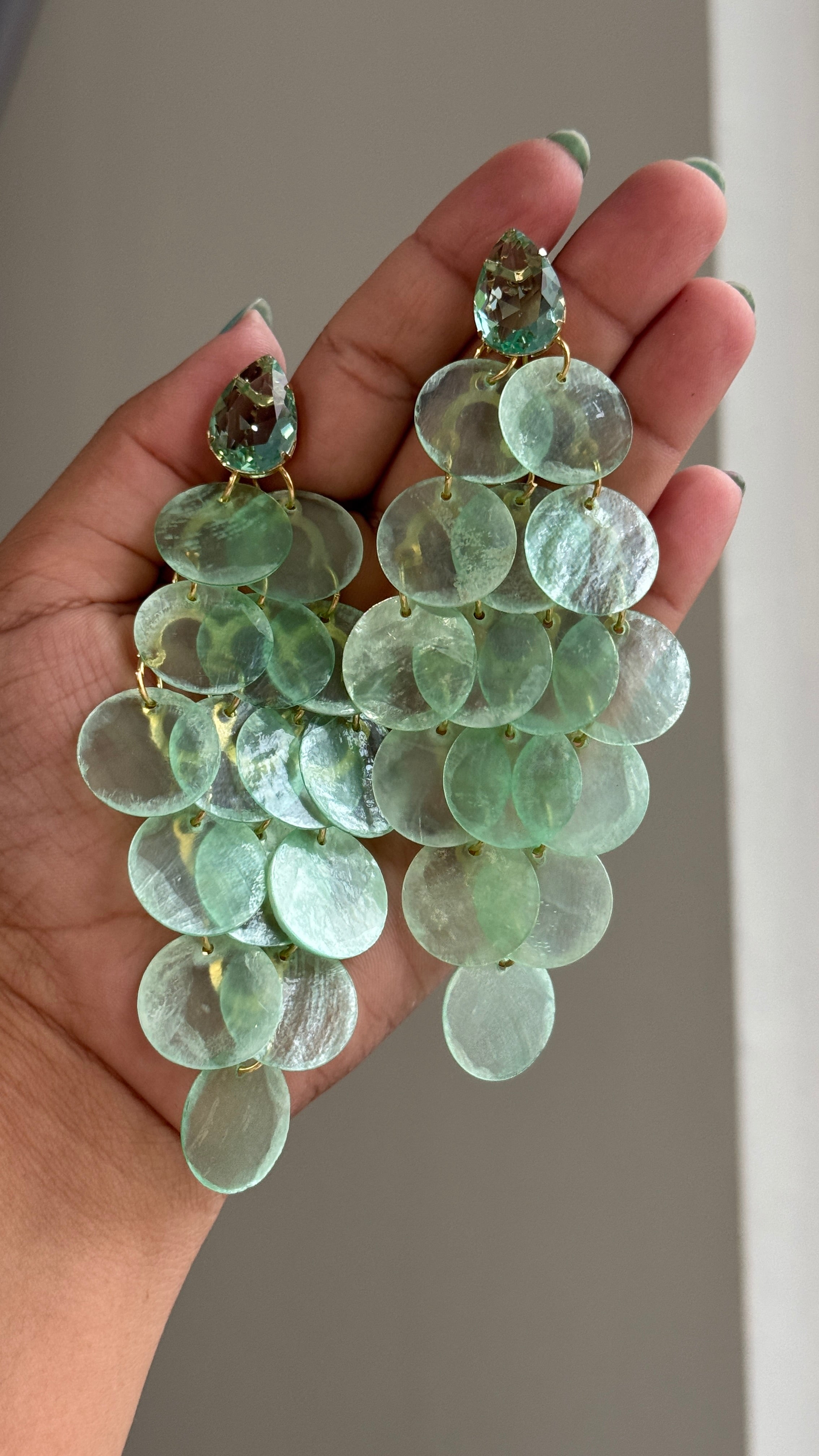 Brinco Isla metalizado - 12 cm