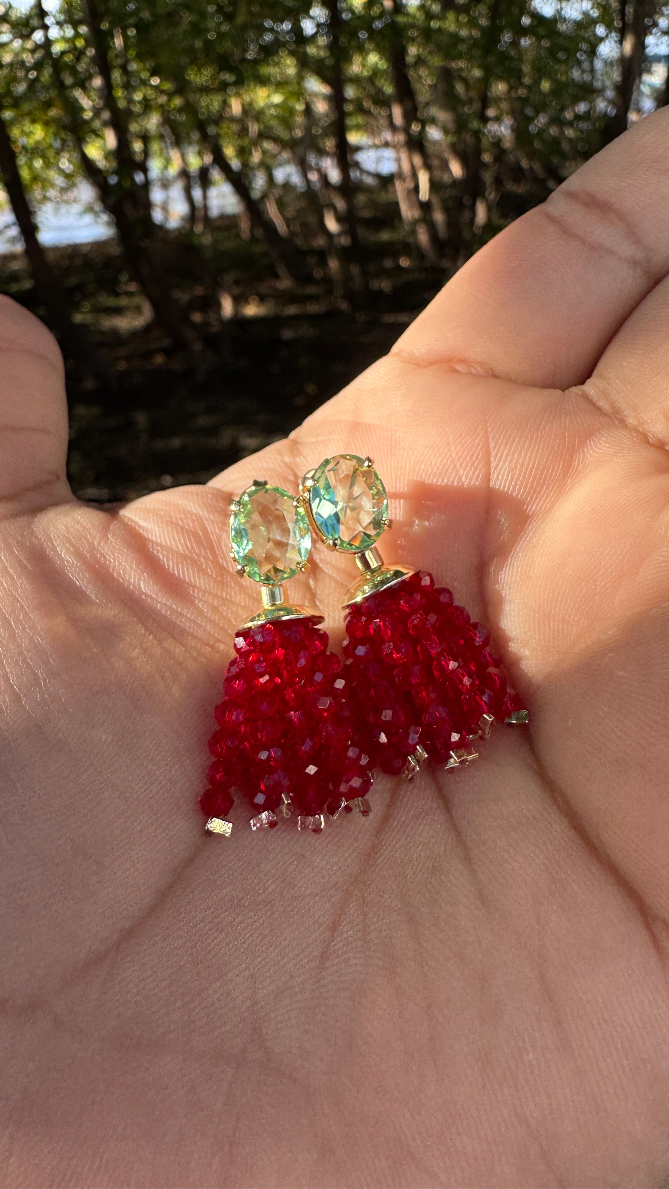 Brinco Paloma - Cherry