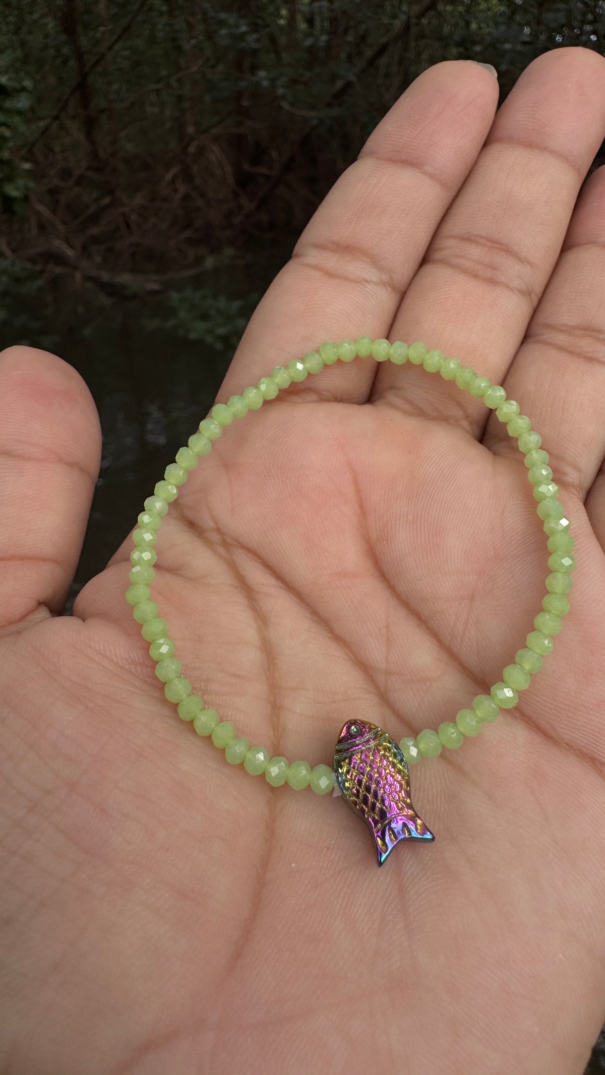 Pulseira peixe hematita