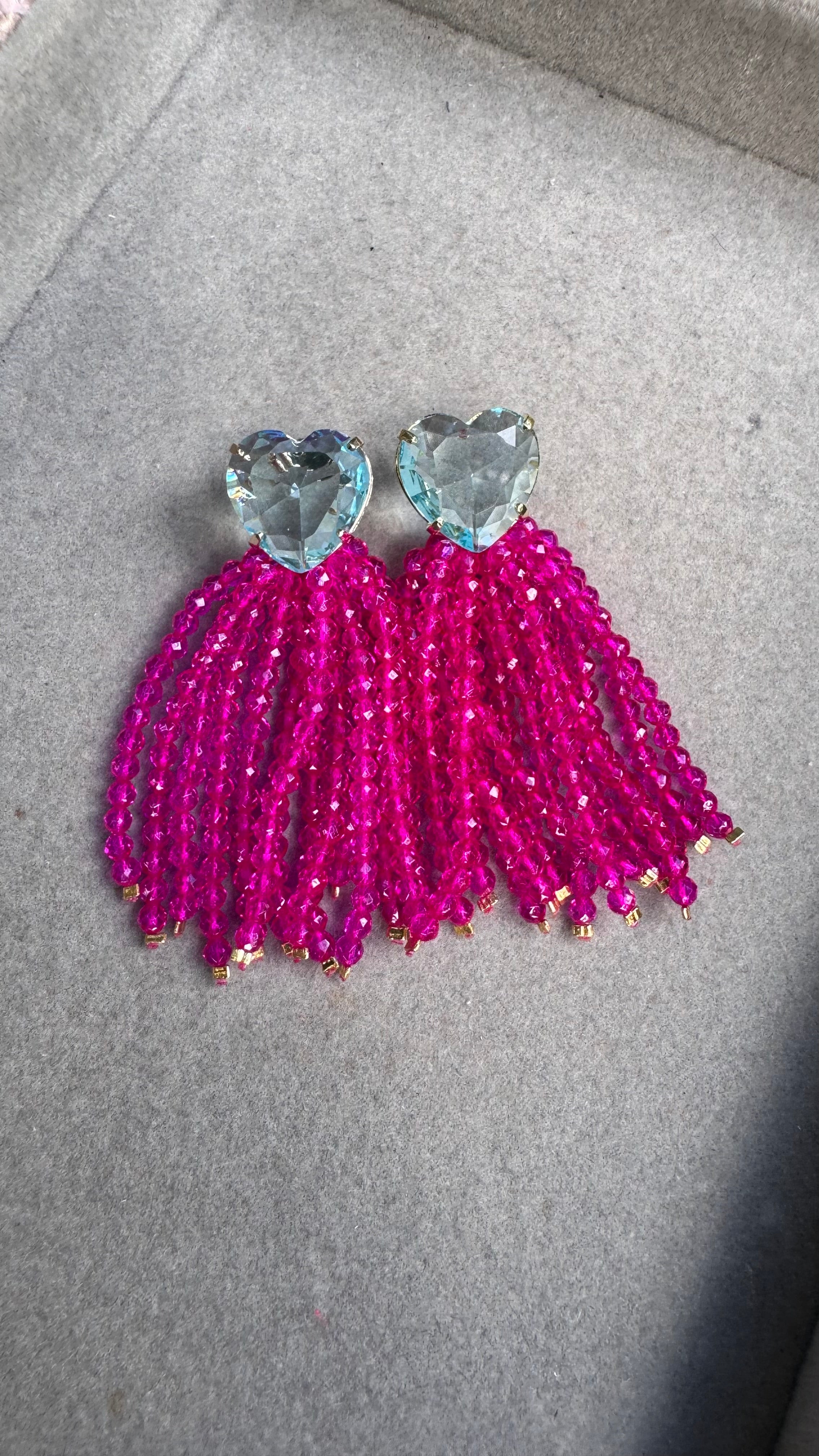 Brinco Larissa - Pink