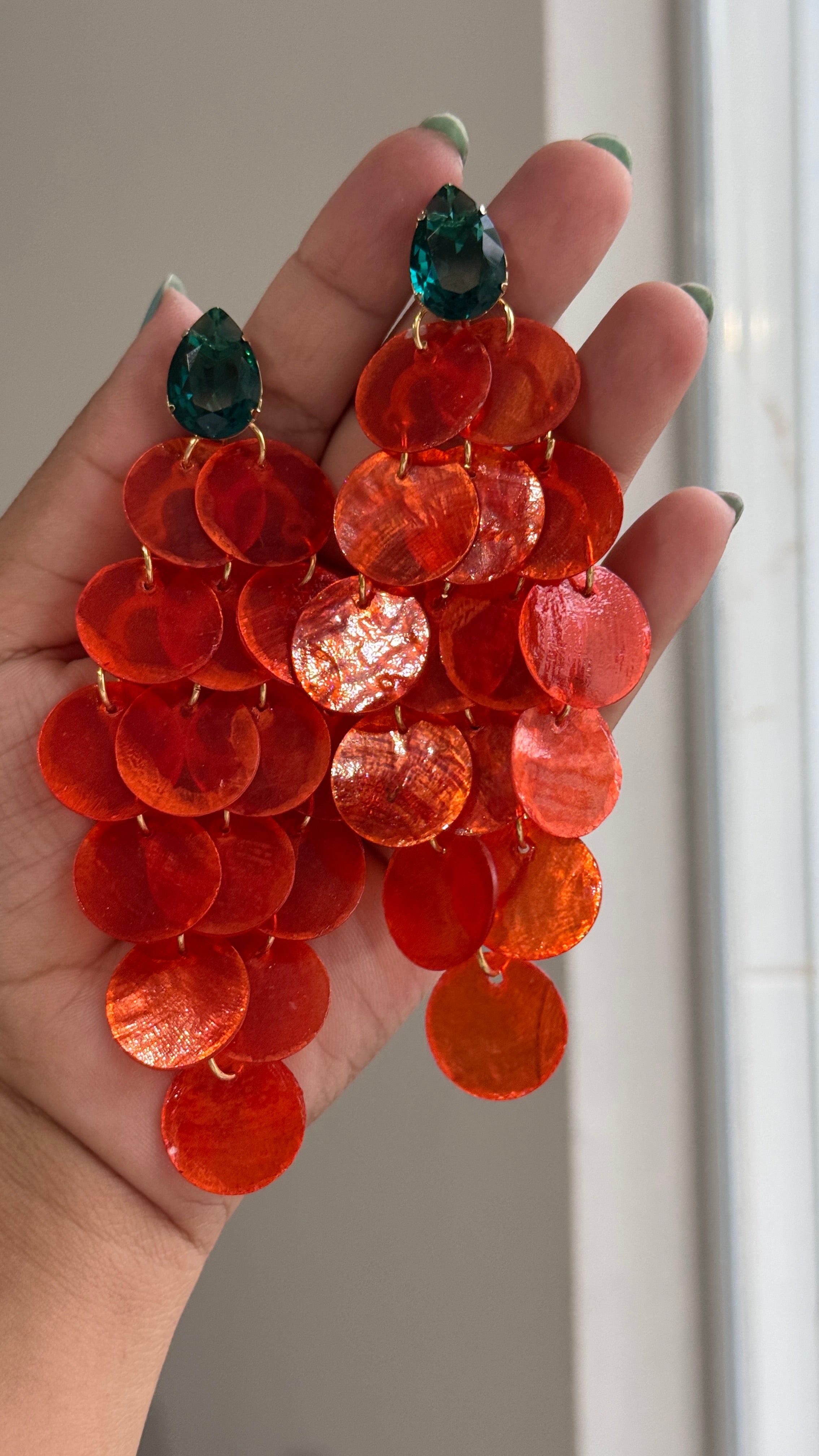 Brinco Isla metalizado - 12 cm