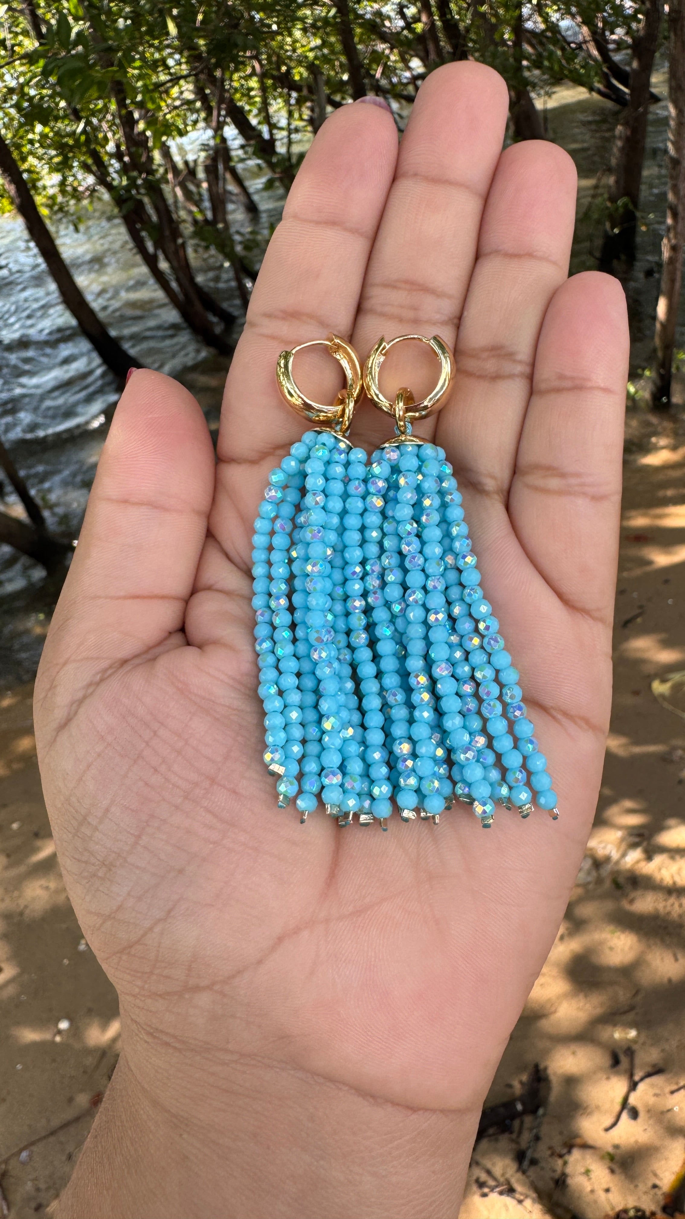 Brinco Zayah - Azul céu boreal