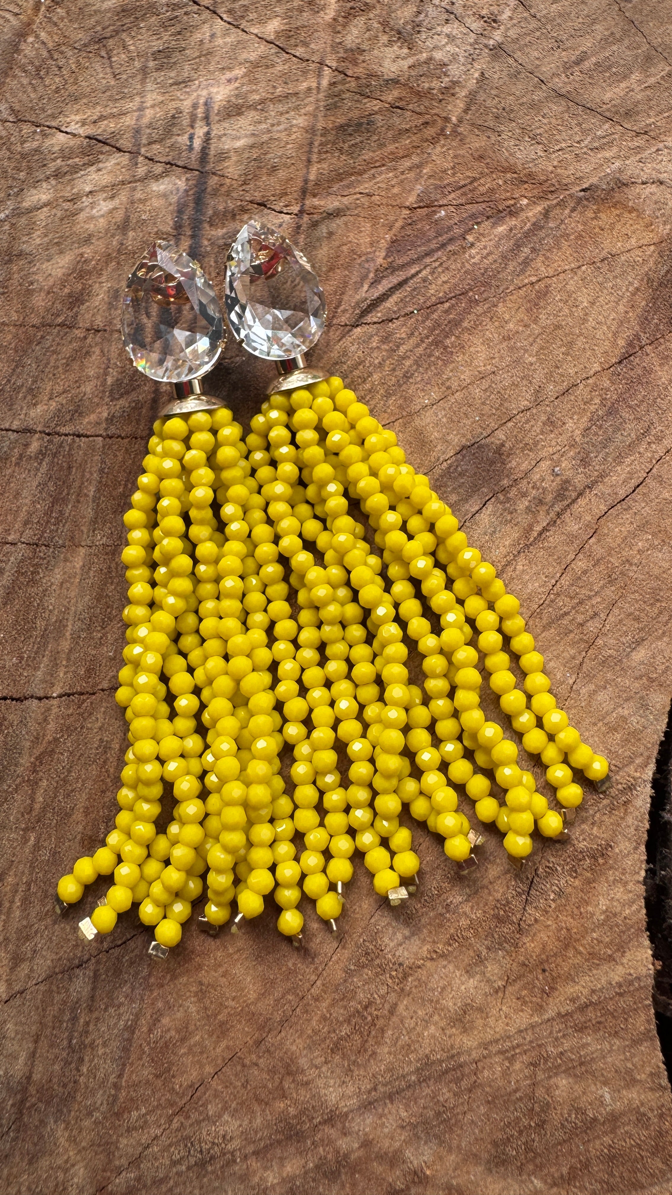 Brinco Gisele - amarelo
