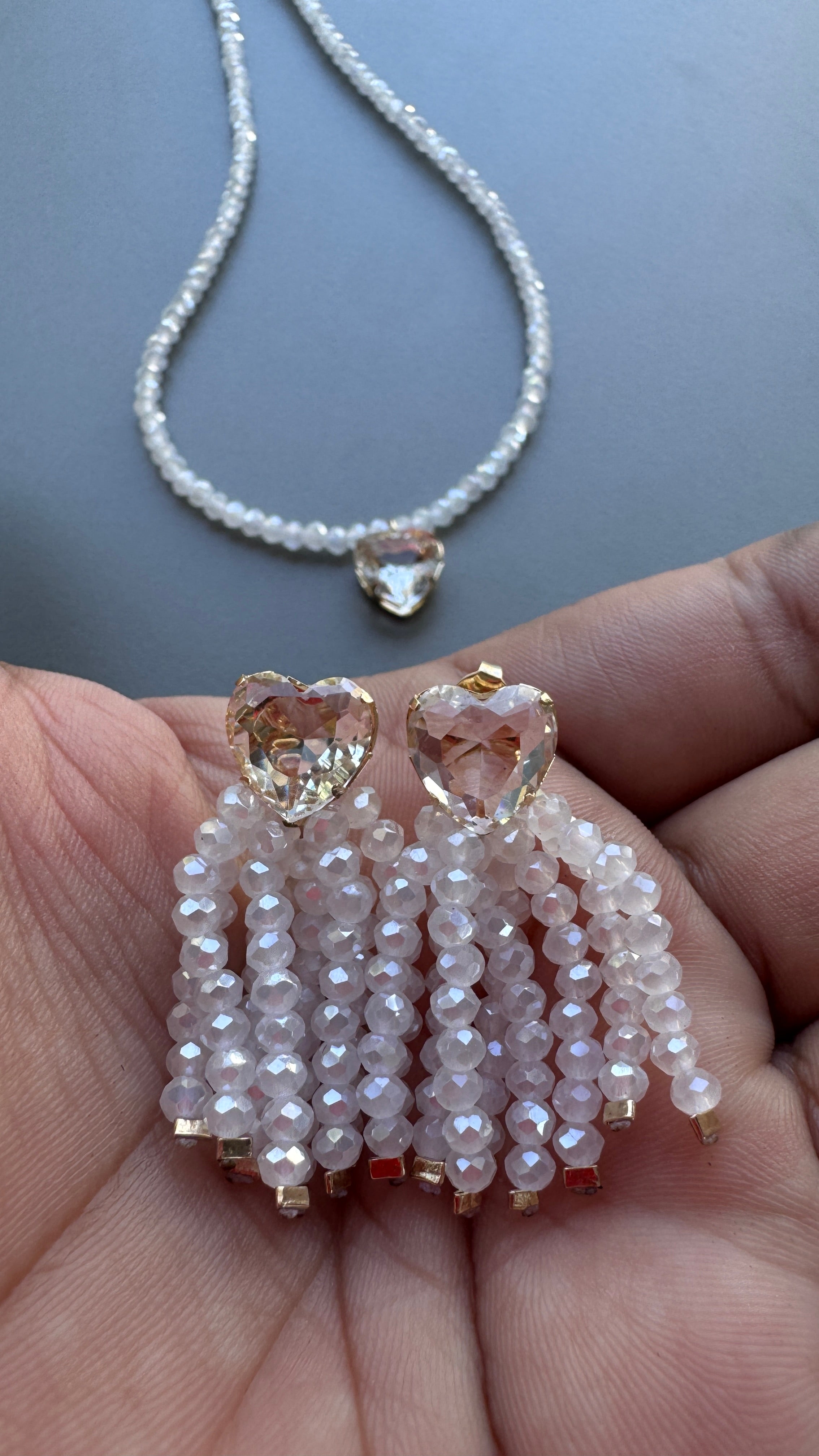 Conjunto Mini Larissa - Branco espelhado