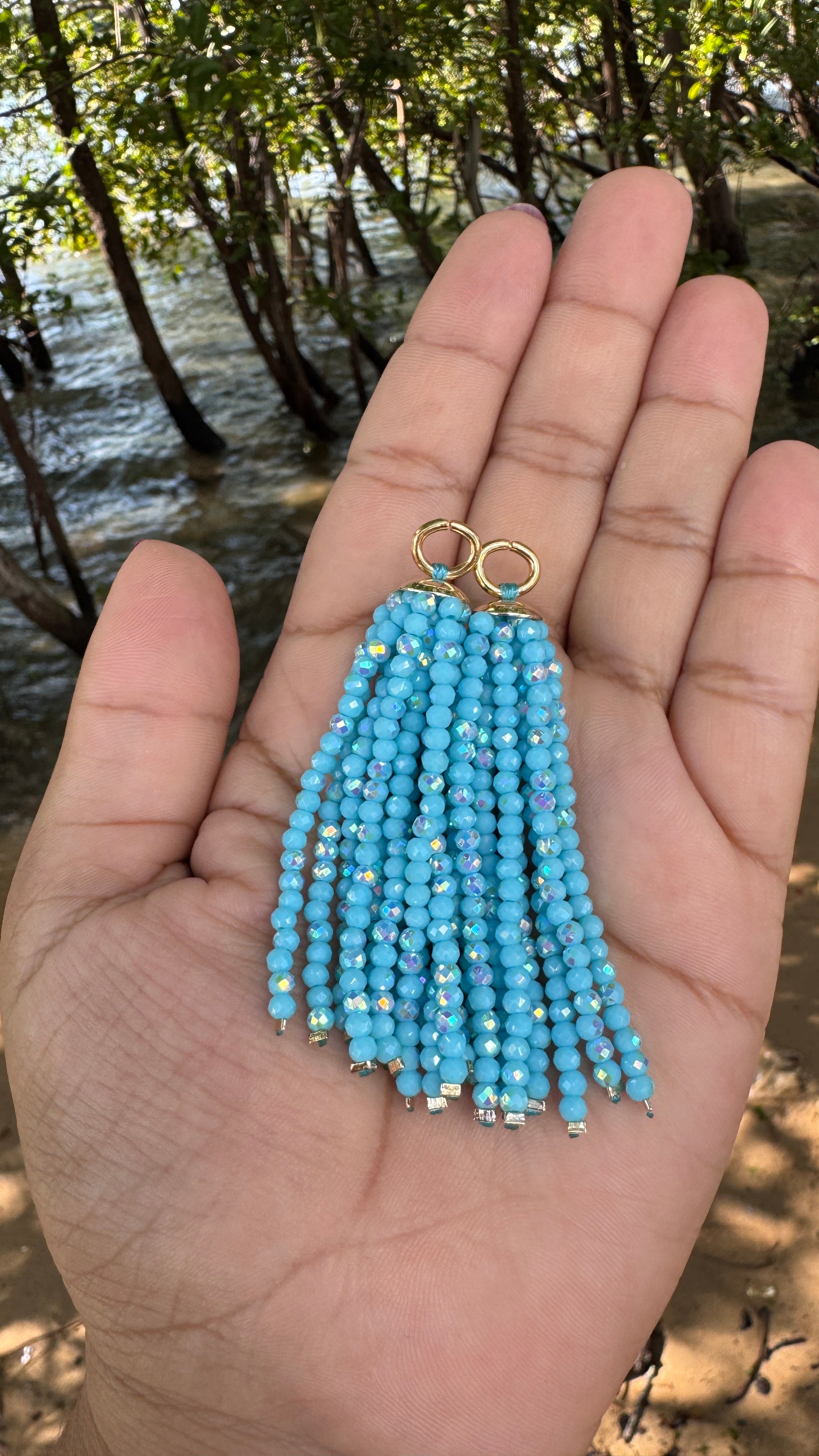 Franjas avulsas - Azul céu boreal