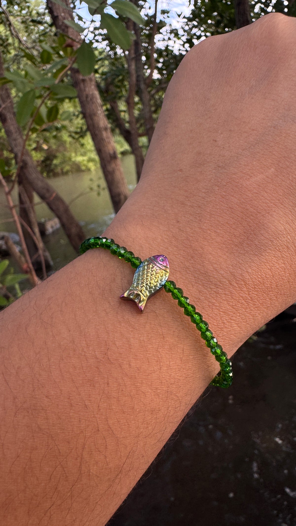Pulseira peixe hematita