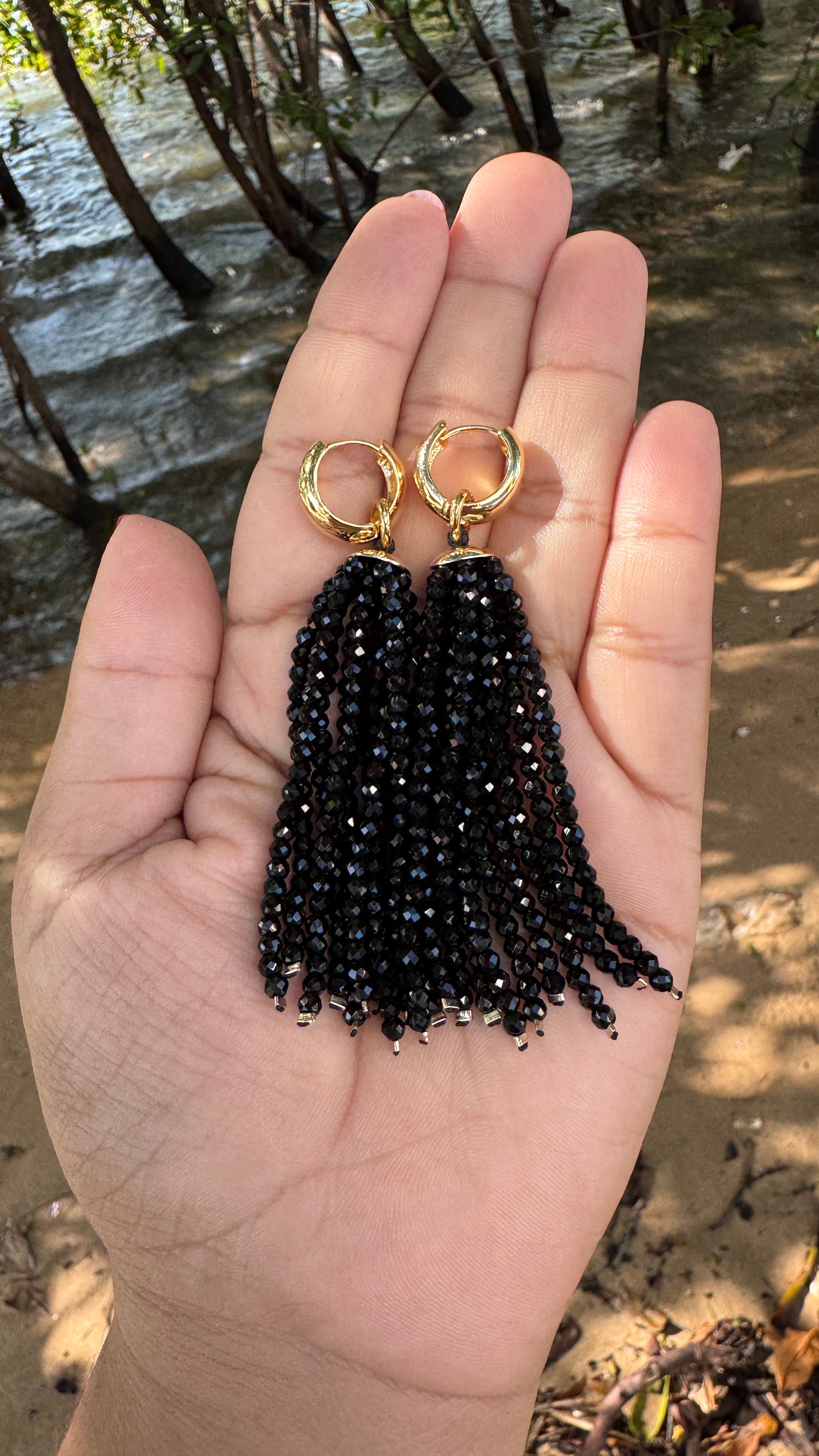 Brinco Zayah - Preto