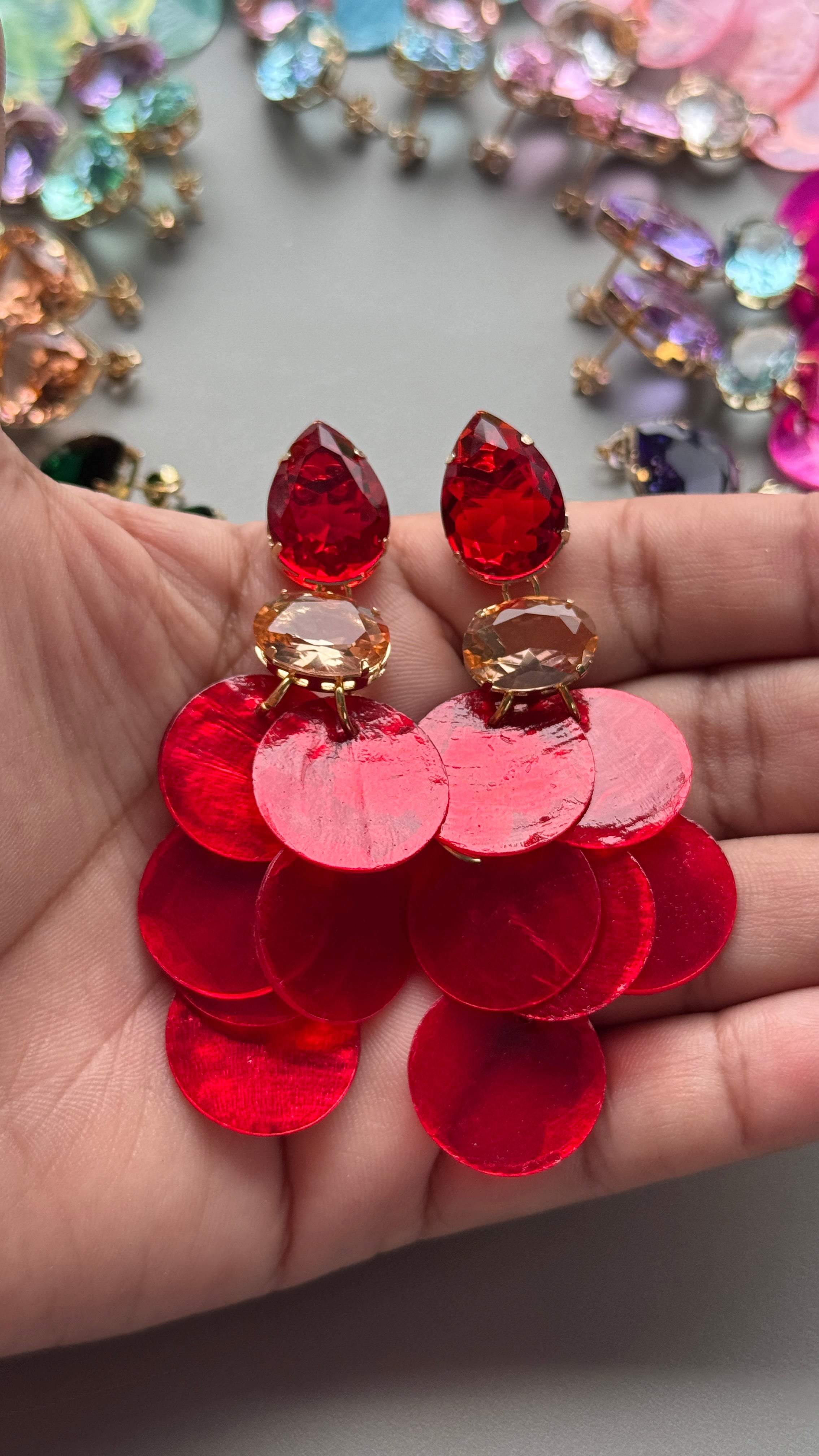 Novo Isla metalizado - Vermelho