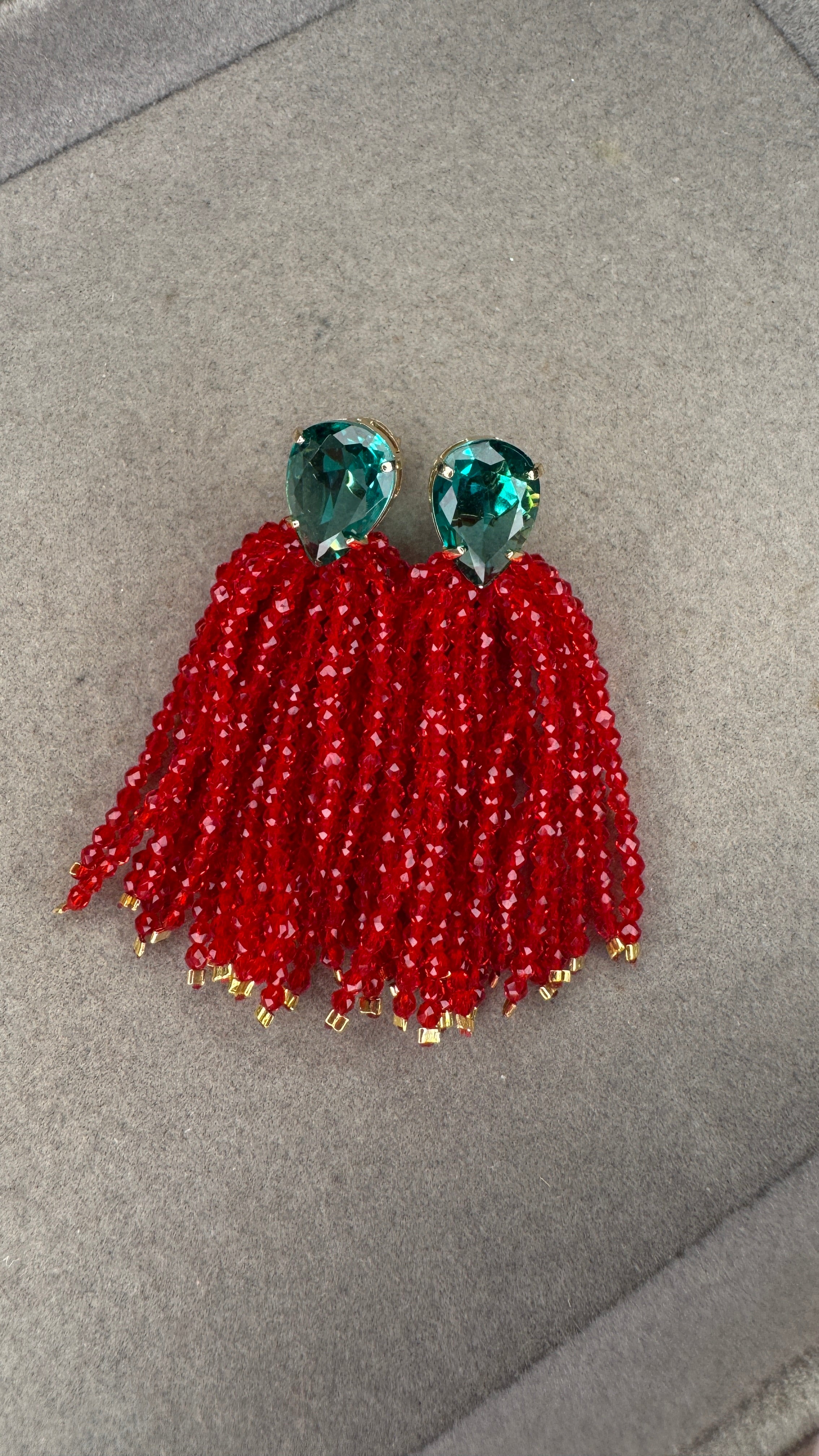 Brinco Clarissa - cherry