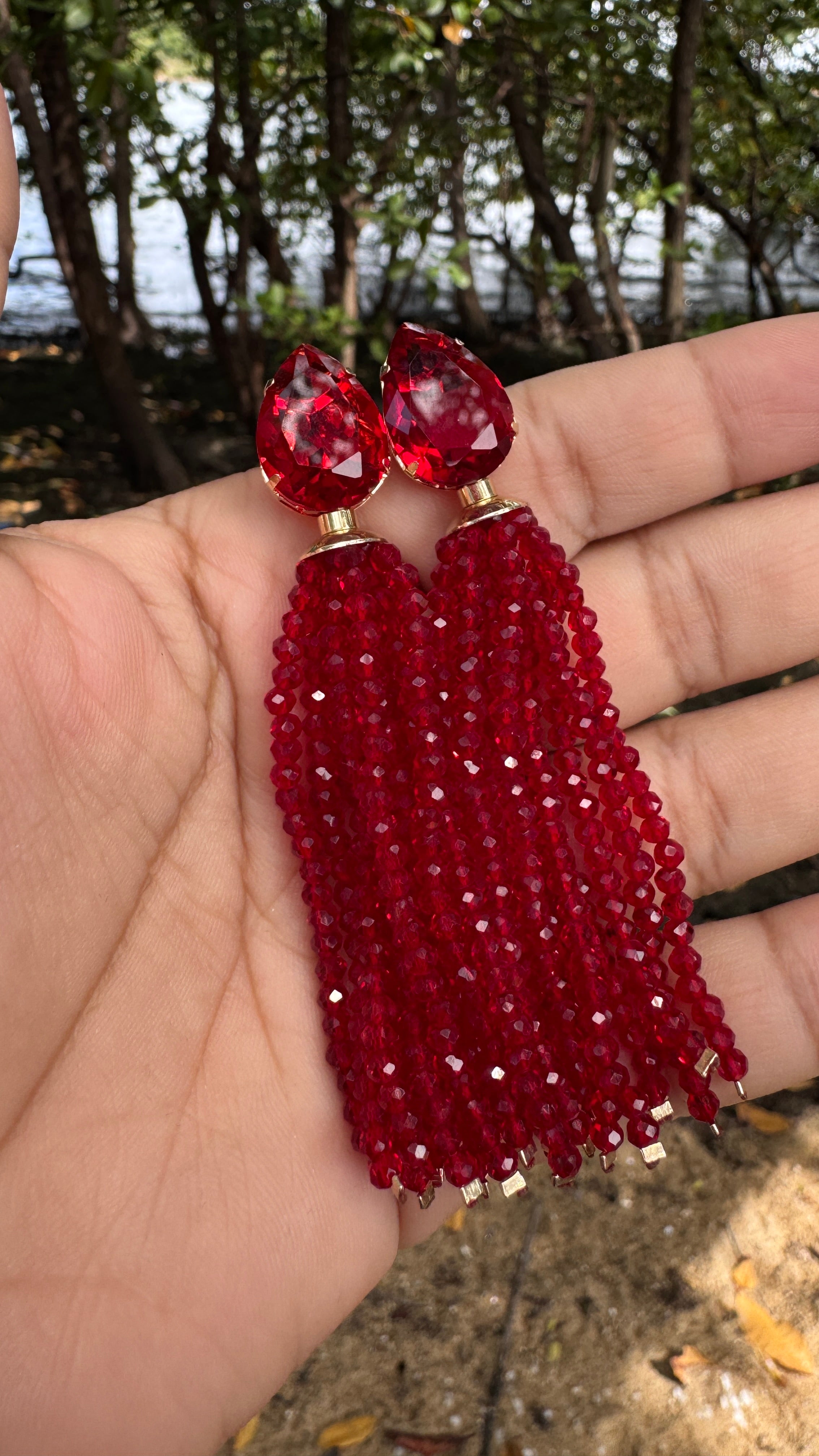 Brinco Gisele - Cherry