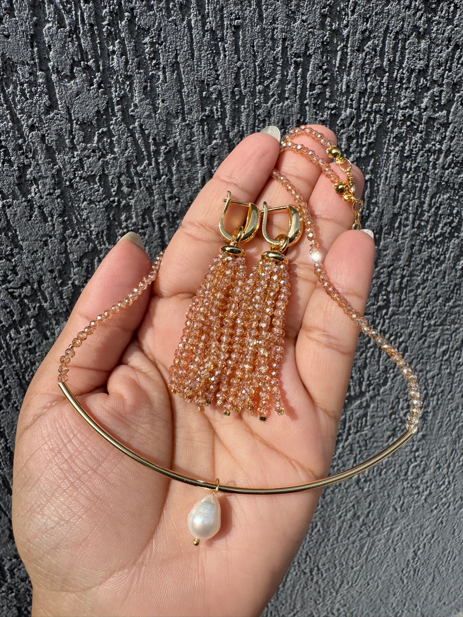 Conjunto Zayah - Novo champanhe