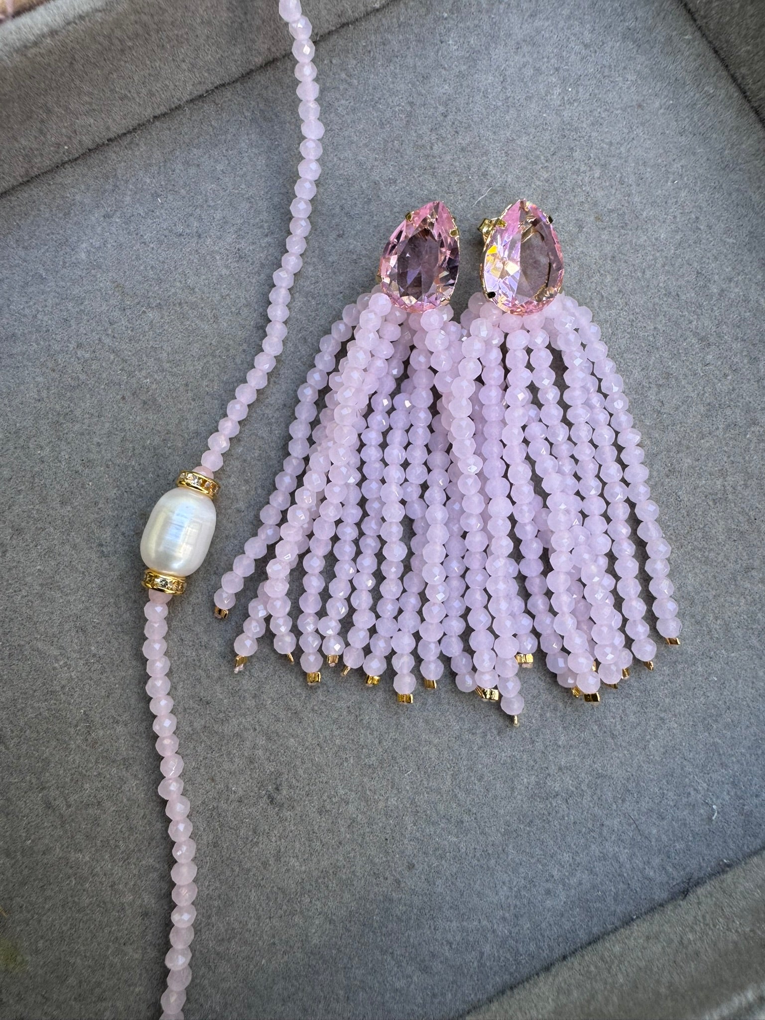 Conjunto Bruna -Rosa quartzo