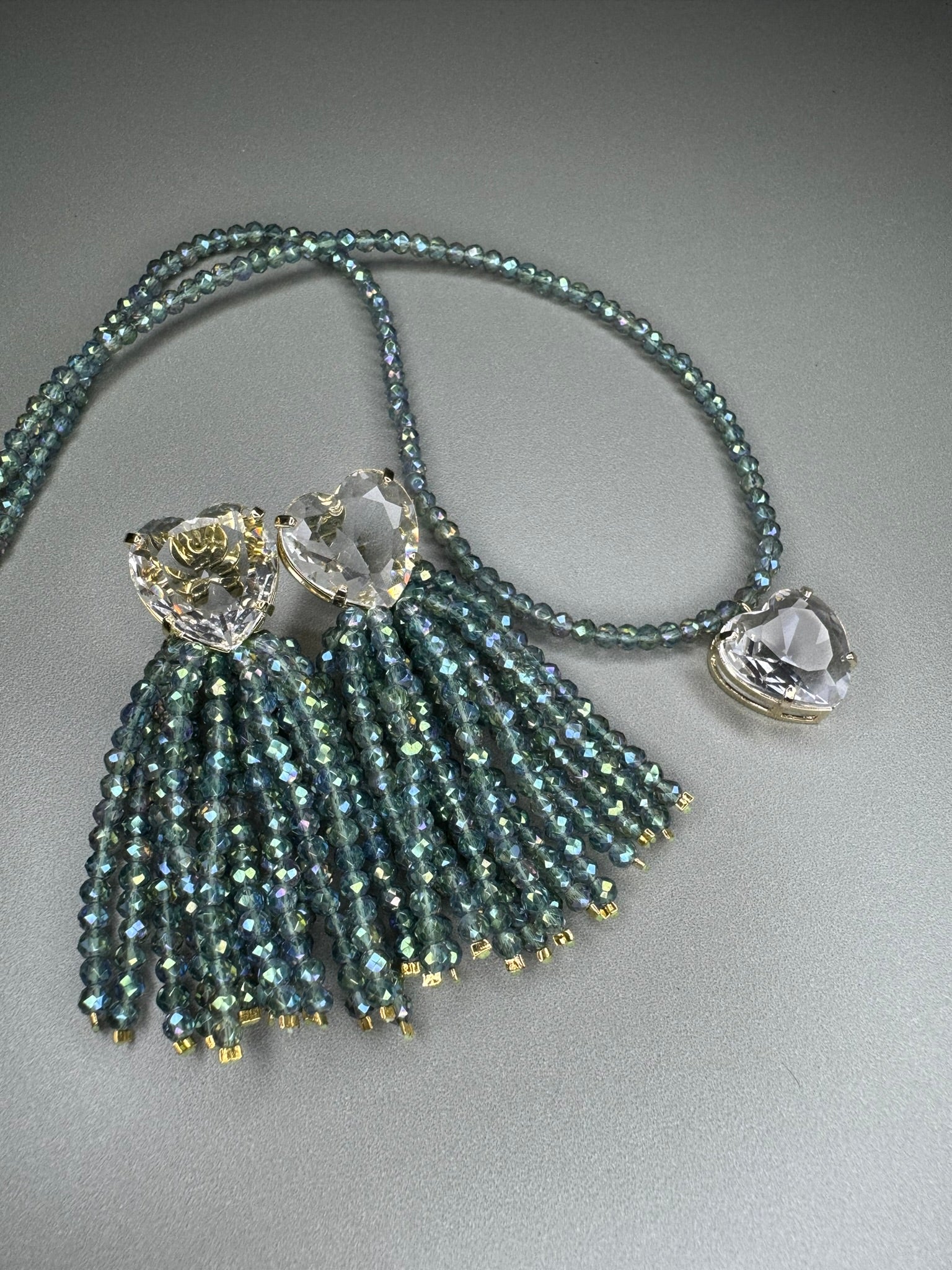 Conjunto Larissa - Verde acinzentado