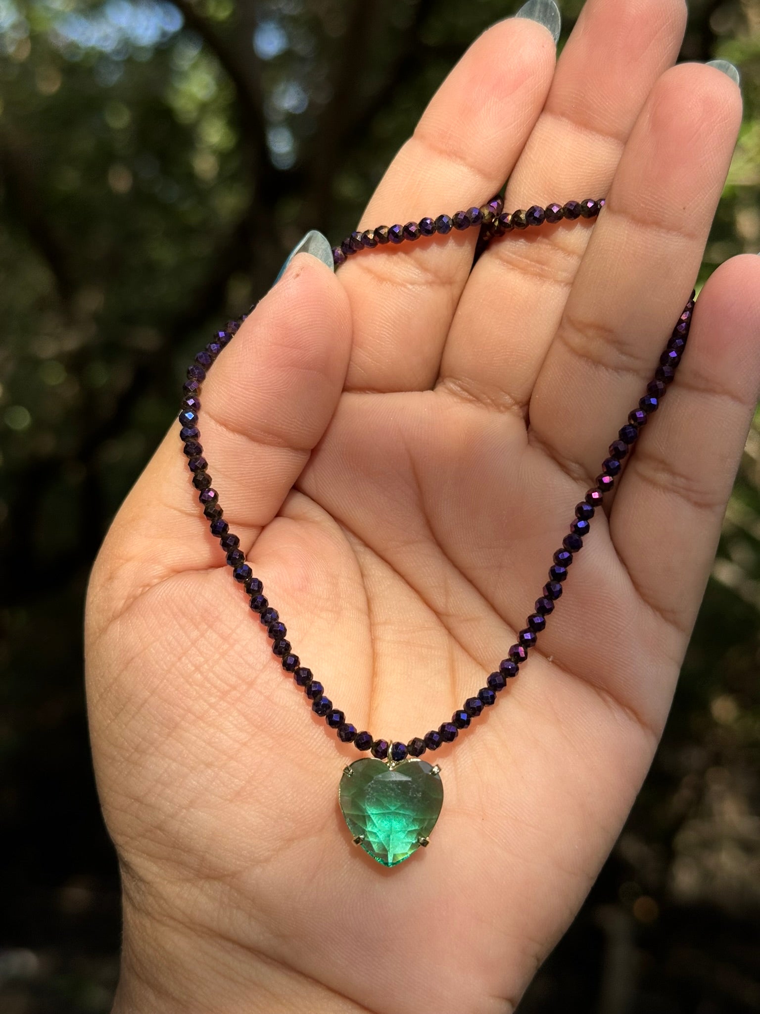 Colar Larissa - Púrpura