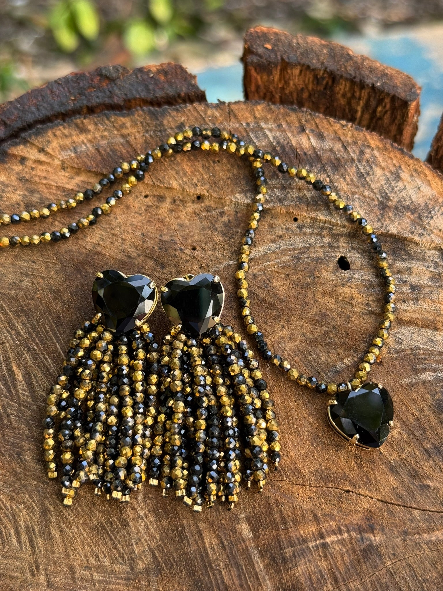 Conjunto Larissa - Preto mesclado