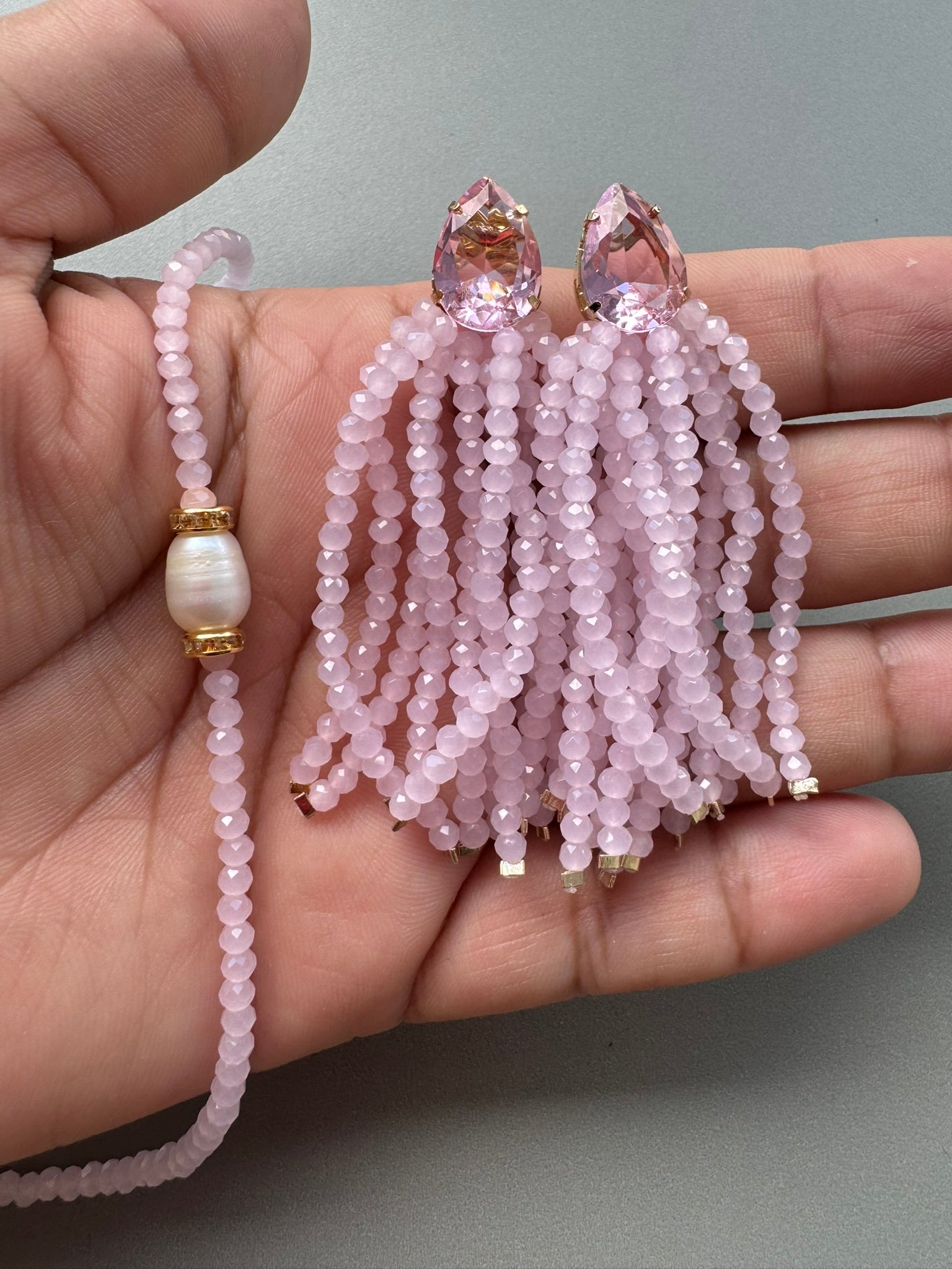 Conjunto Bruna -Rosa quartzo