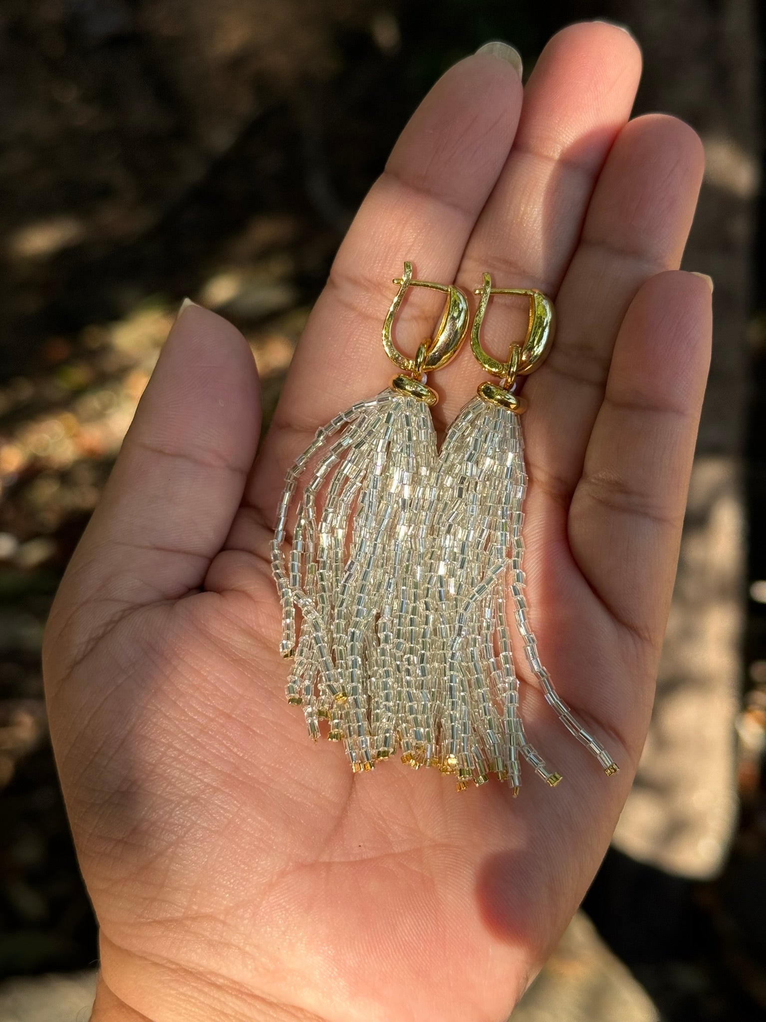 Brinco chuva de vidrilhos